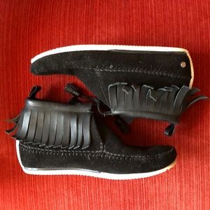 Rag & Bone fringe moccasins